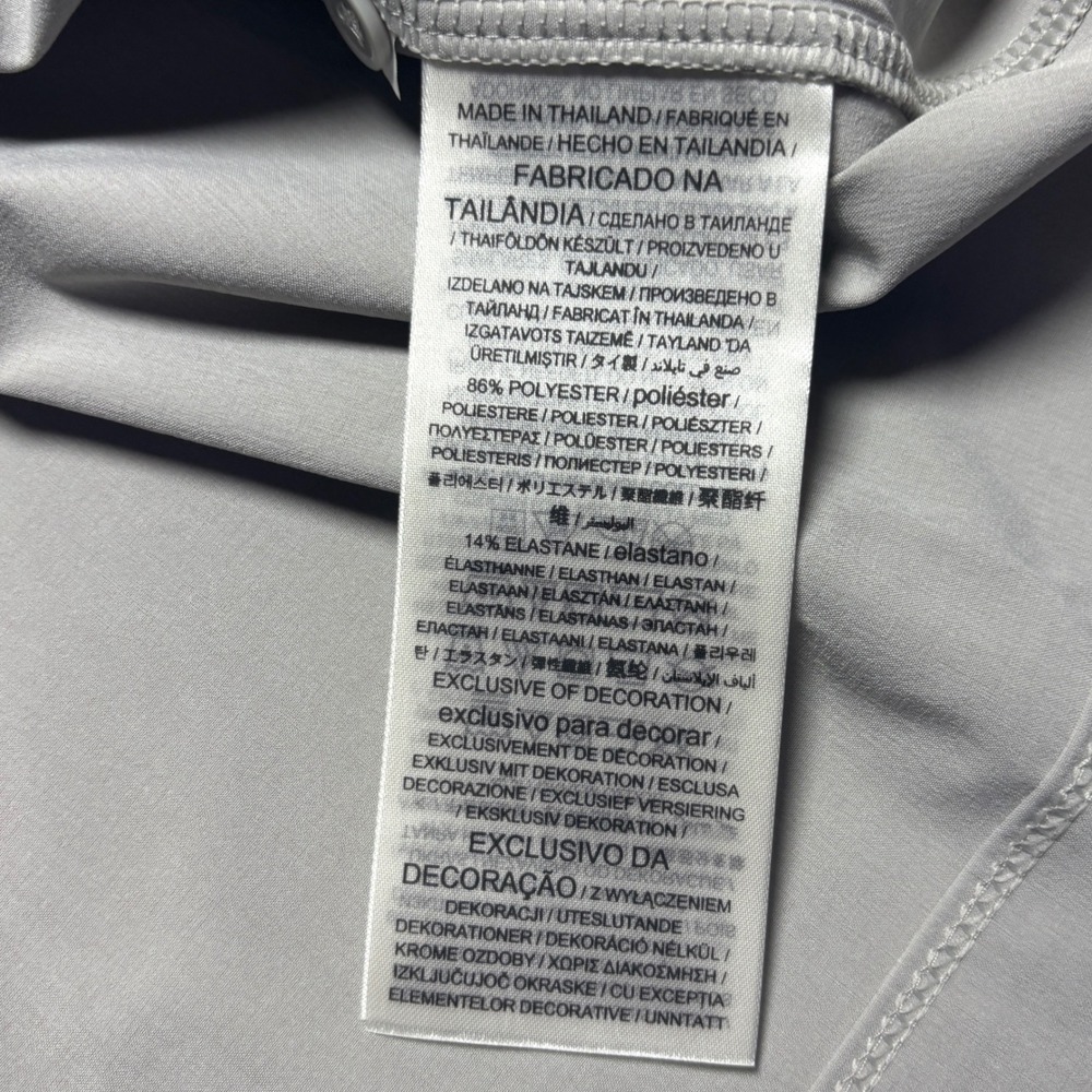 Miami Dolphins Nike Dri Fit Mens‎ L Team Issued Polo Shirt Gray NFL On Field - Picture 9 of 9
